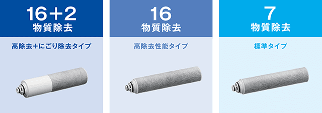オンラインストア超特価 takagi タカギ　高除去性能タイプ　3本 浄水機