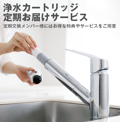 蛇口一体型浄水器みず工房浄水器交換カートリッジ-