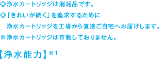浄水能力
